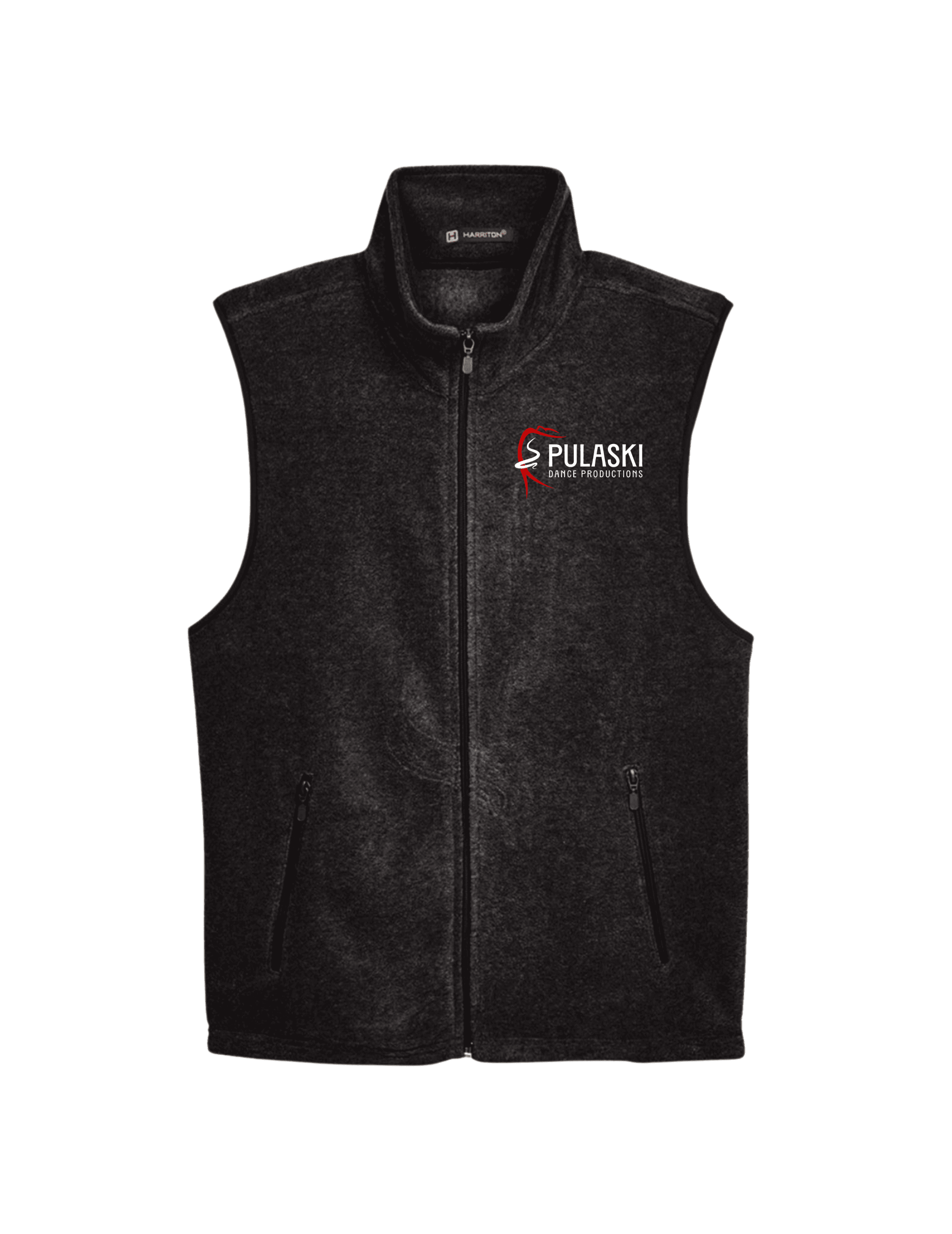 Harriton Full Zip Fleece Vest