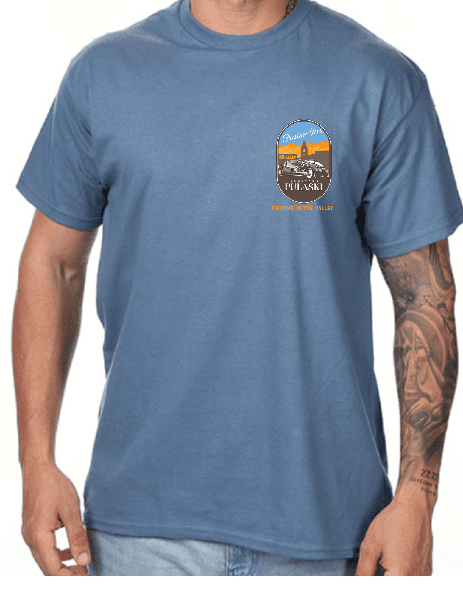 Chrome in the Valley Cruise-In Tee